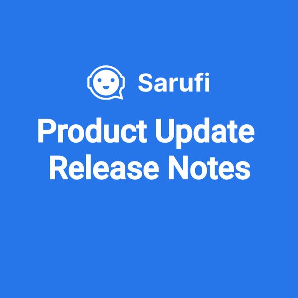 Sarufi product update release notes